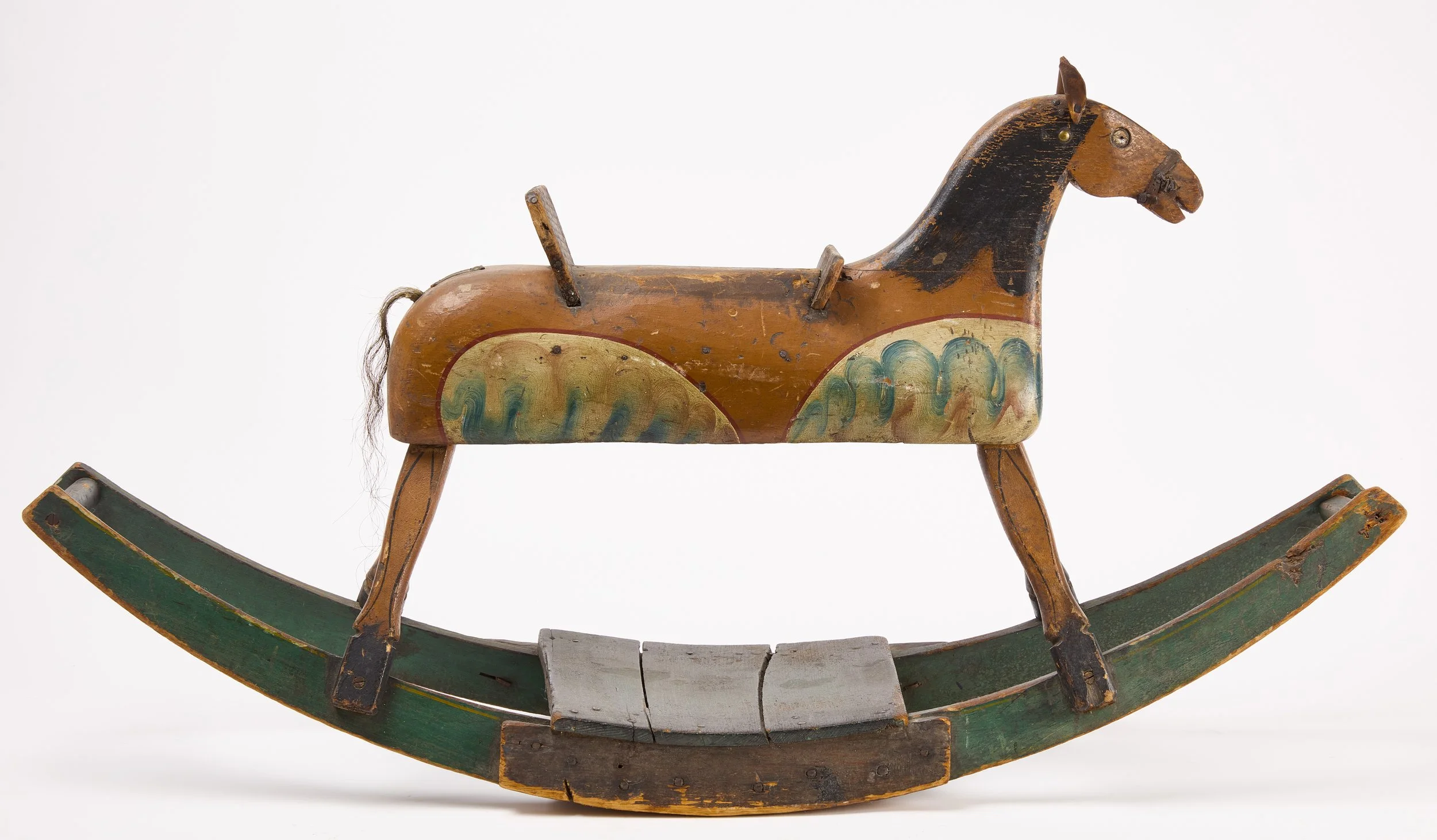 Antique Rocking Horse, Attributed to Benjamin Crandall, American